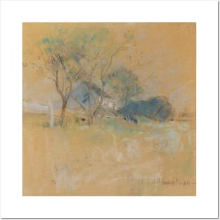 House and Tree by John Henry Twachtman Posters and Art
